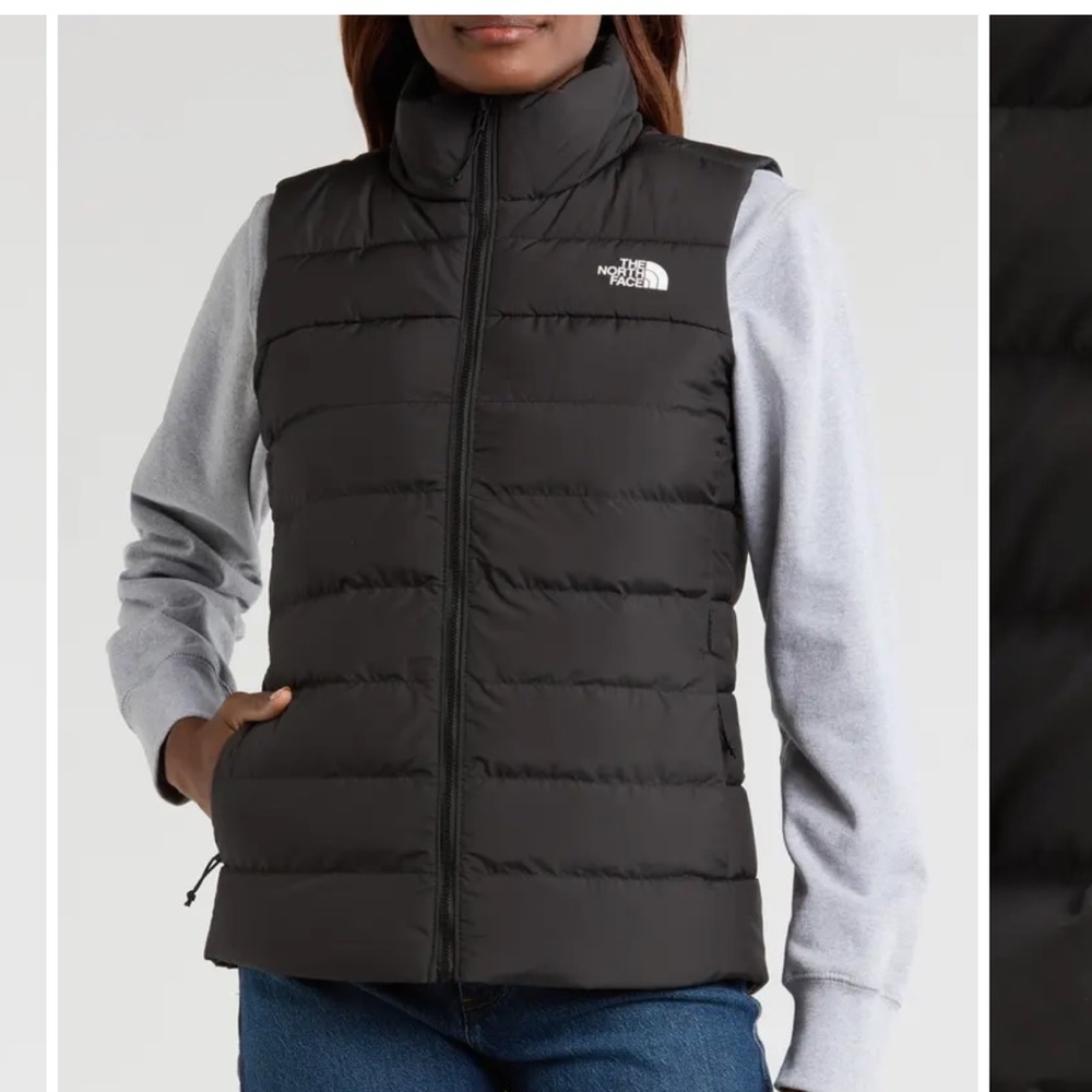 The North Face Aconagua Puffer Vest Gray Women’s Size Small